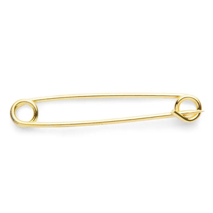 Simple gold plated stock pin. 