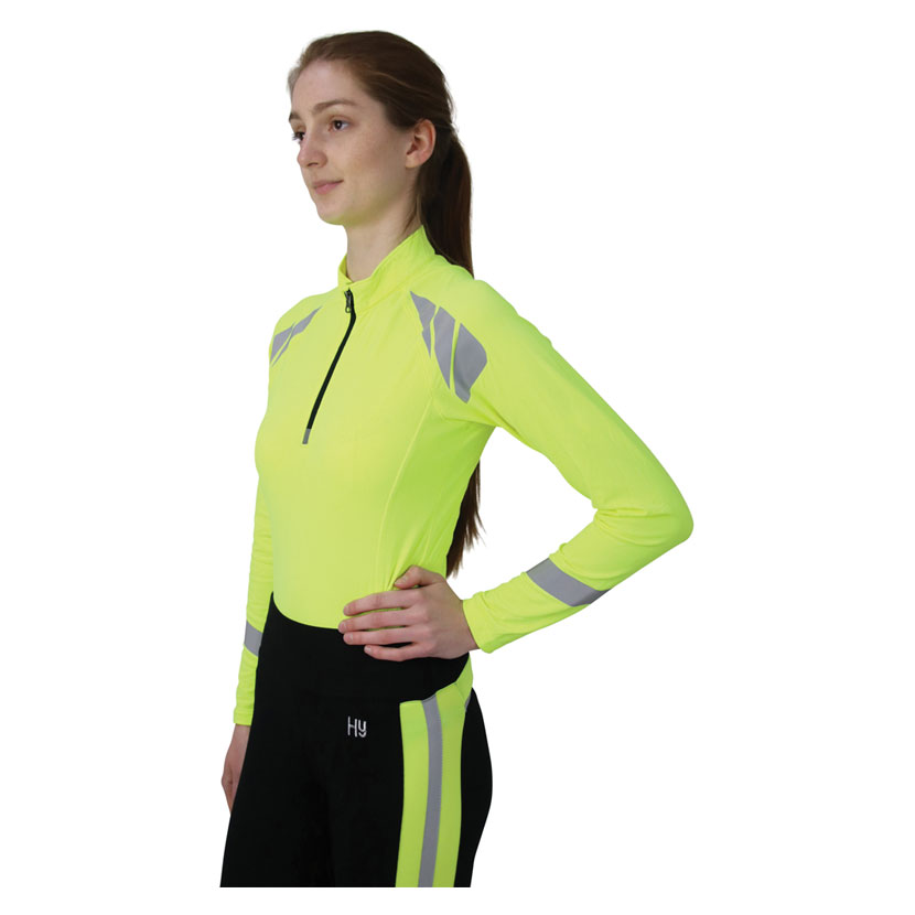 Hy Equestrian Reflector Base Layer Yellow