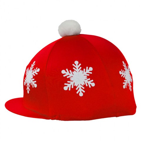 Hy Equestrian Snowflake with Pom Pom Hat Cover