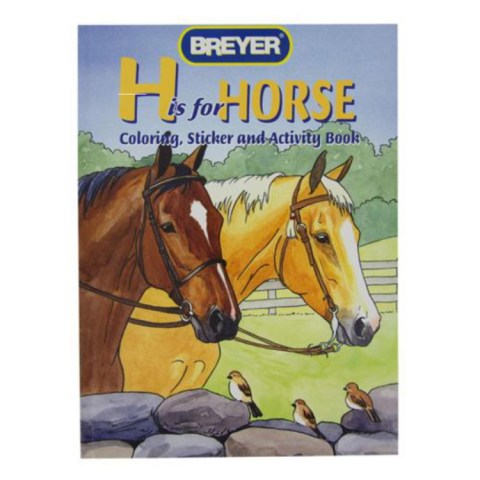 H is for Horse - Colouring Book with Stickers