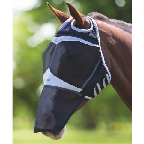 FlyGuard Pro Fine Mesh Fly Mask With Ear Holes & Nose