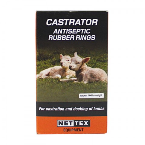 Nettex Castrator Antiseptic Rubber Rings 