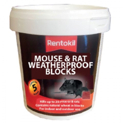 RENTOKIL MOUSE & RAT WEATHERPROOF BLOCKS