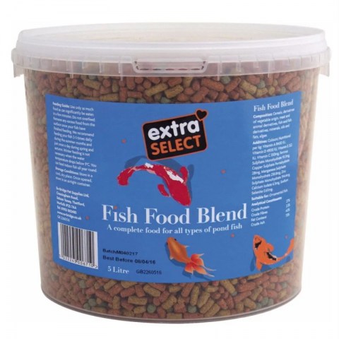 Extra Select Fish Food Blend Bucket
