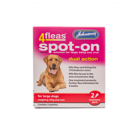 4fleas Spot-on for large Dogs over 25kg